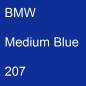 Preview: BMW, Medium Blue, 207.